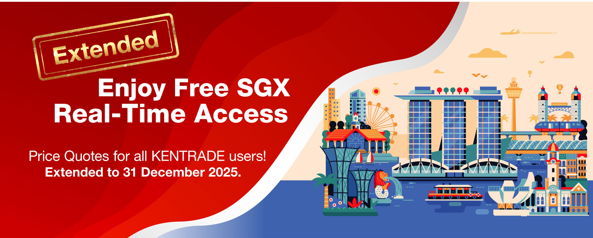 Extended - Enjoy Free SGX Real-Tome Access